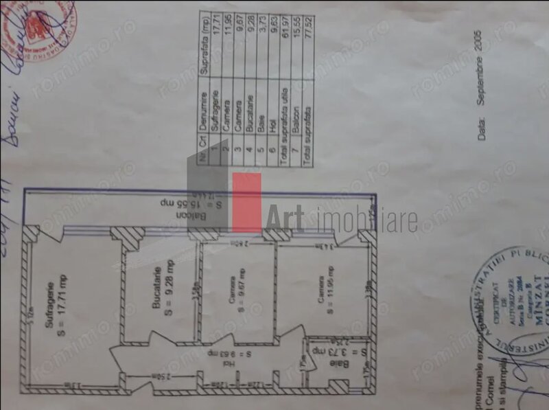 Lacul Tei apartament 3 camere